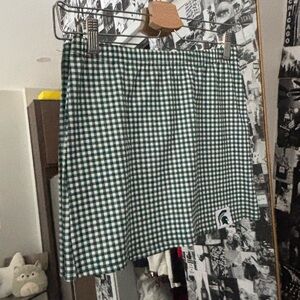 MICHIGAN STATE PLAID SKIRT